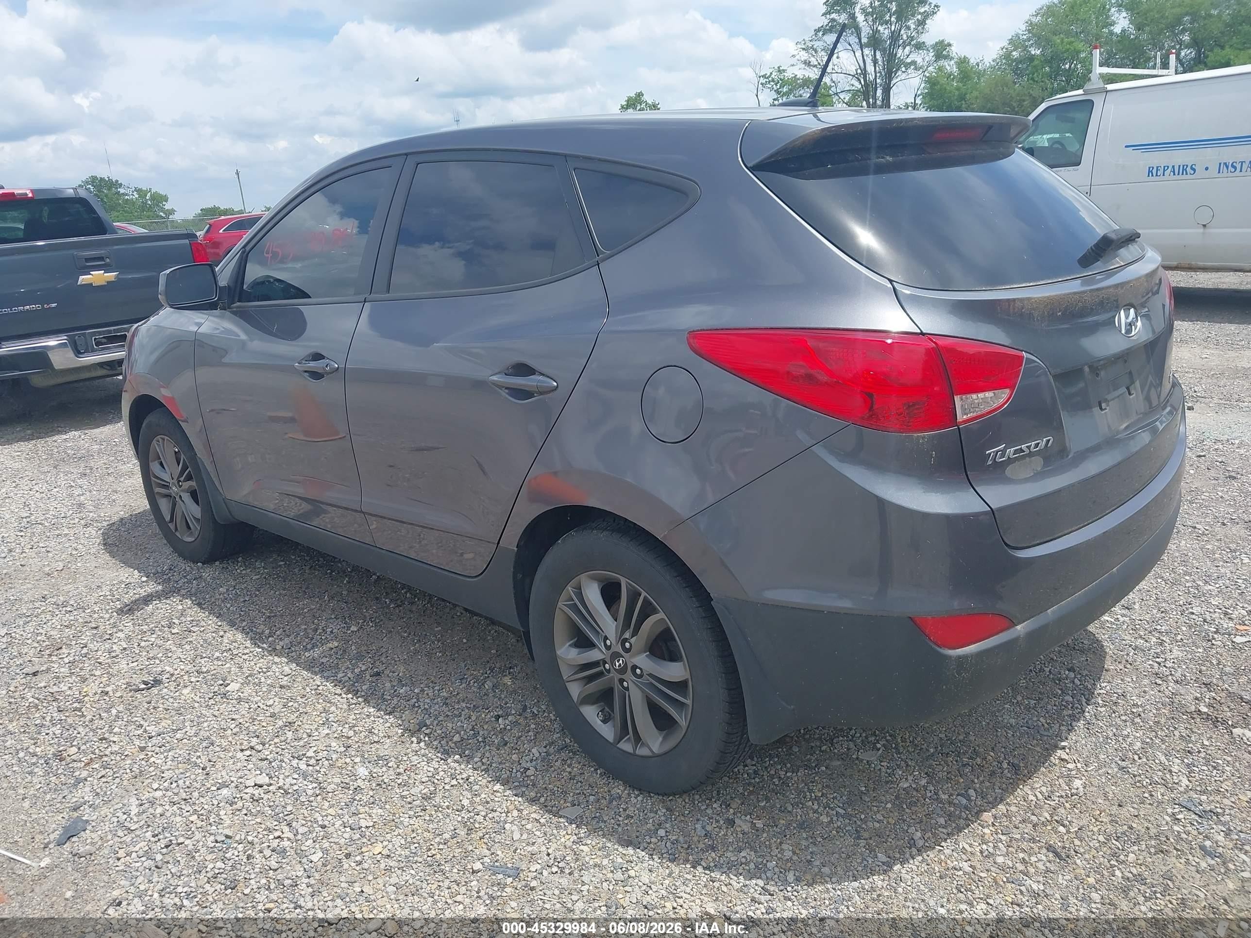 2015 Hyundai Tucson Gls Серый vin: KM8JTCAF8FU964021