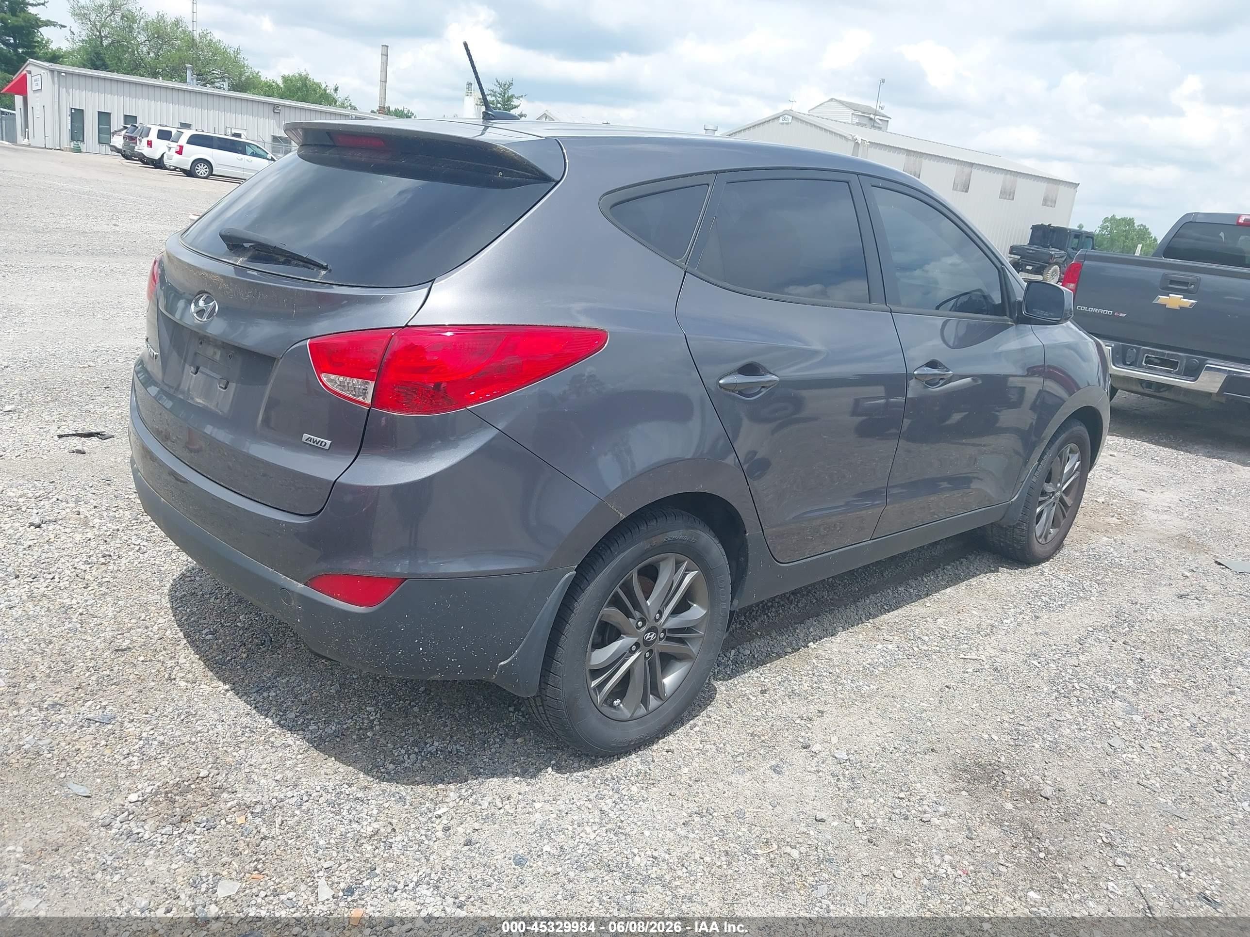 2015 Hyundai Tucson Gls Серый vin: KM8JTCAF8FU964021
