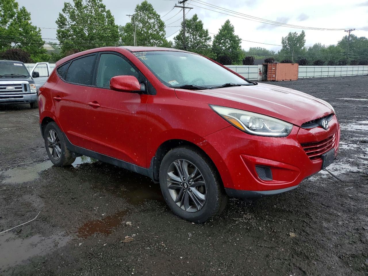 2015 Hyundai Tucson Gls Red vin: KM8JTCAF9FU074546