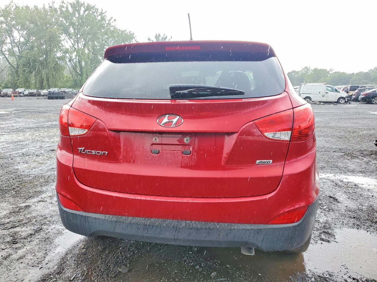 2015 Hyundai Tucson Gls Red vin: KM8JTCAF9FU074546