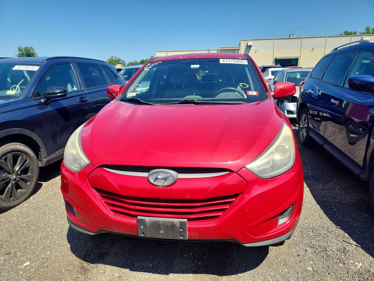 2015 Hyundai Tucson Gls Red vin: KM8JTCAF9FU074546