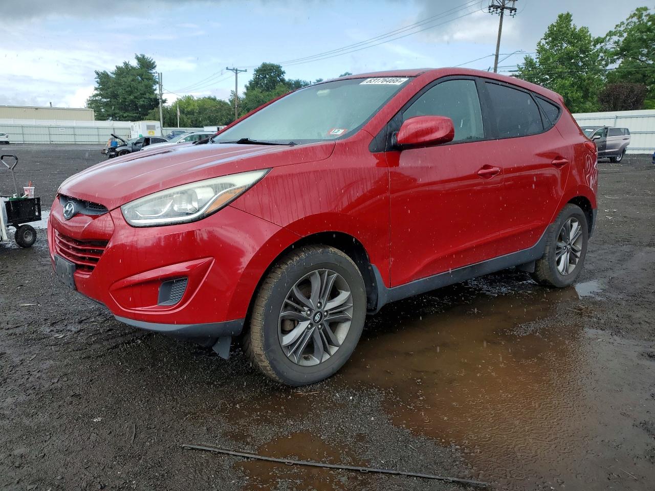 2015 Hyundai Tucson Gls Red vin: KM8JTCAF9FU074546