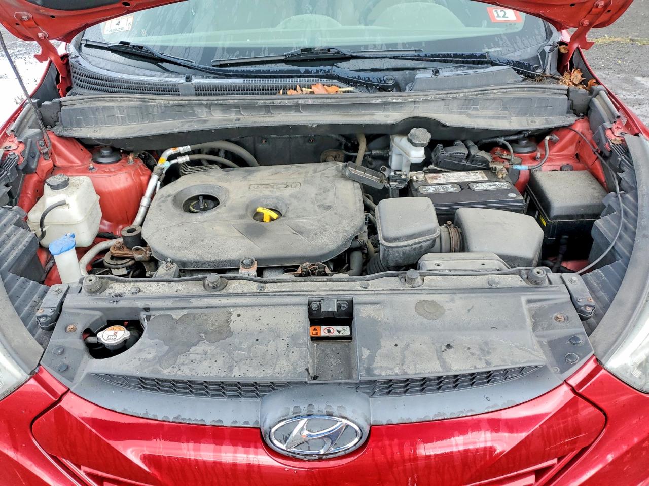 2015 Hyundai Tucson Gls Red vin: KM8JTCAF9FU074546