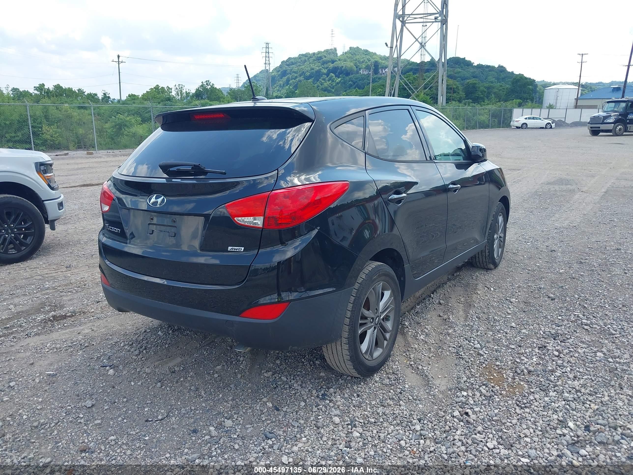 2015 Hyundai Tucson Gls Black vin: KM8JTCAF9FU990272