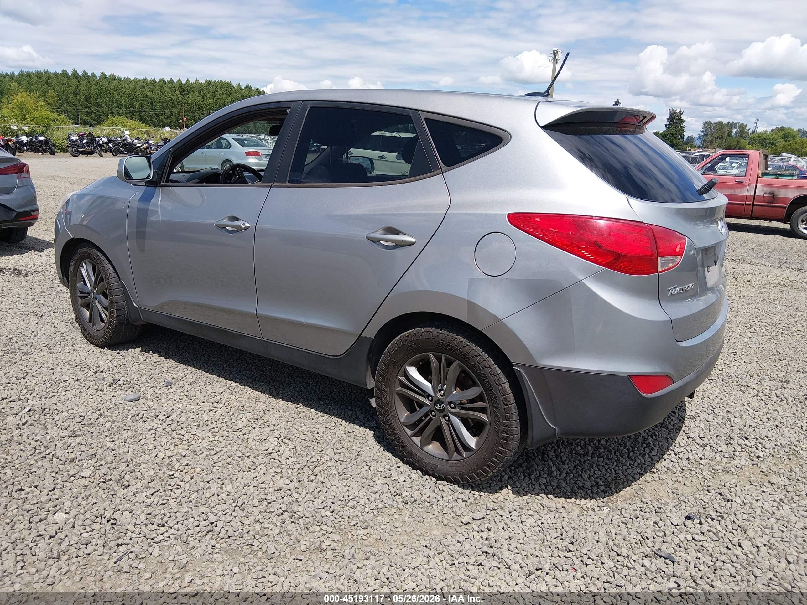 2015 Hyundai Tucson Gls Gray vin: KM8JTCAFXFU040776