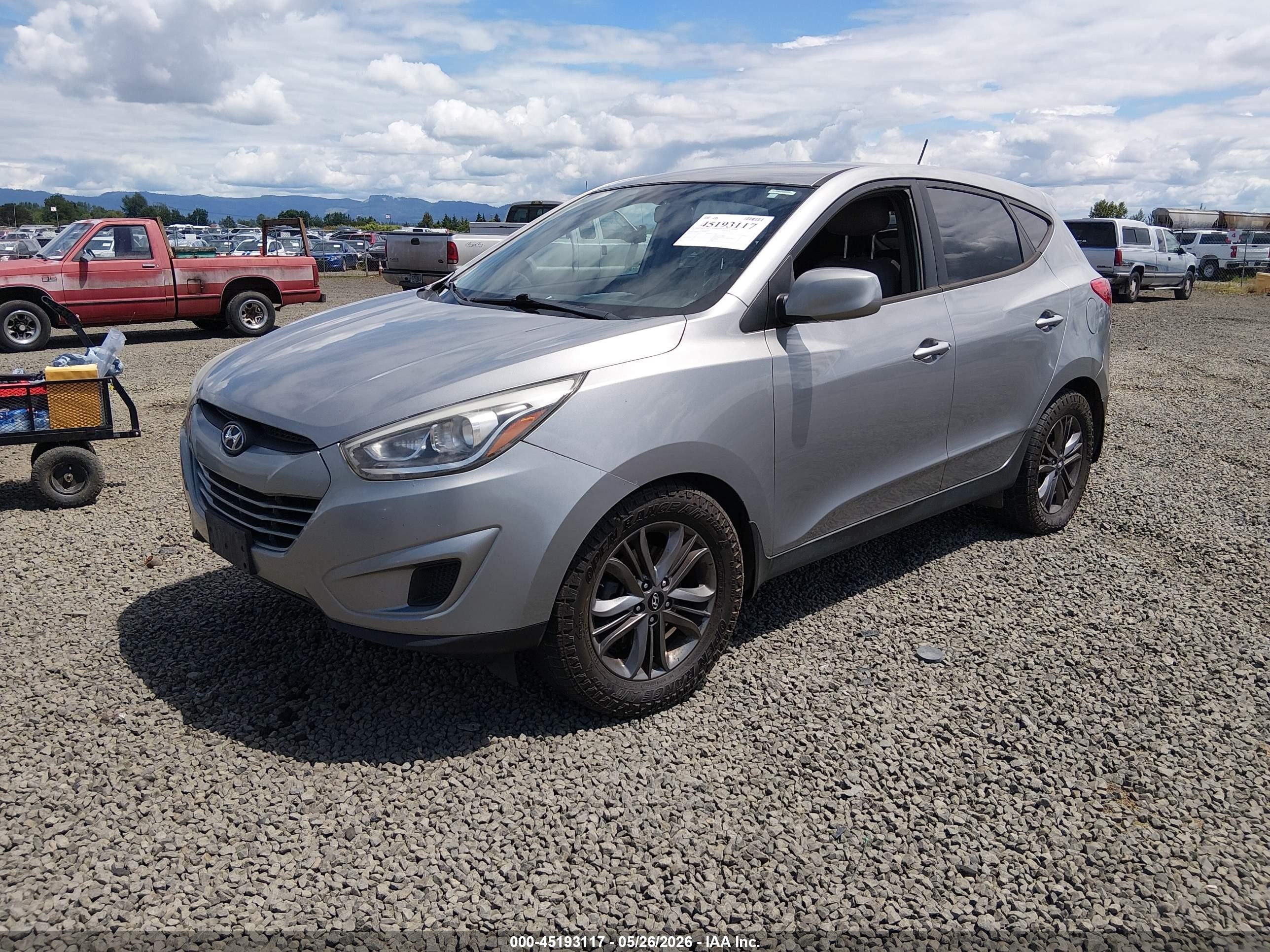 2015 Hyundai Tucson Gls Gray vin: KM8JTCAFXFU040776