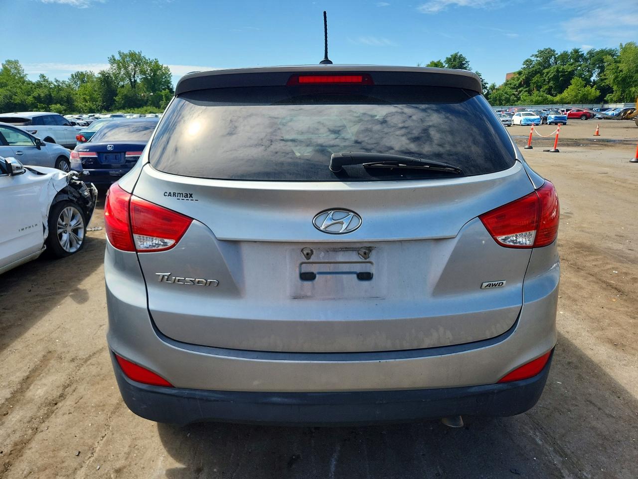 2015 Hyundai Tucson Gls Gray vin: KM8JTCAFXFU077262