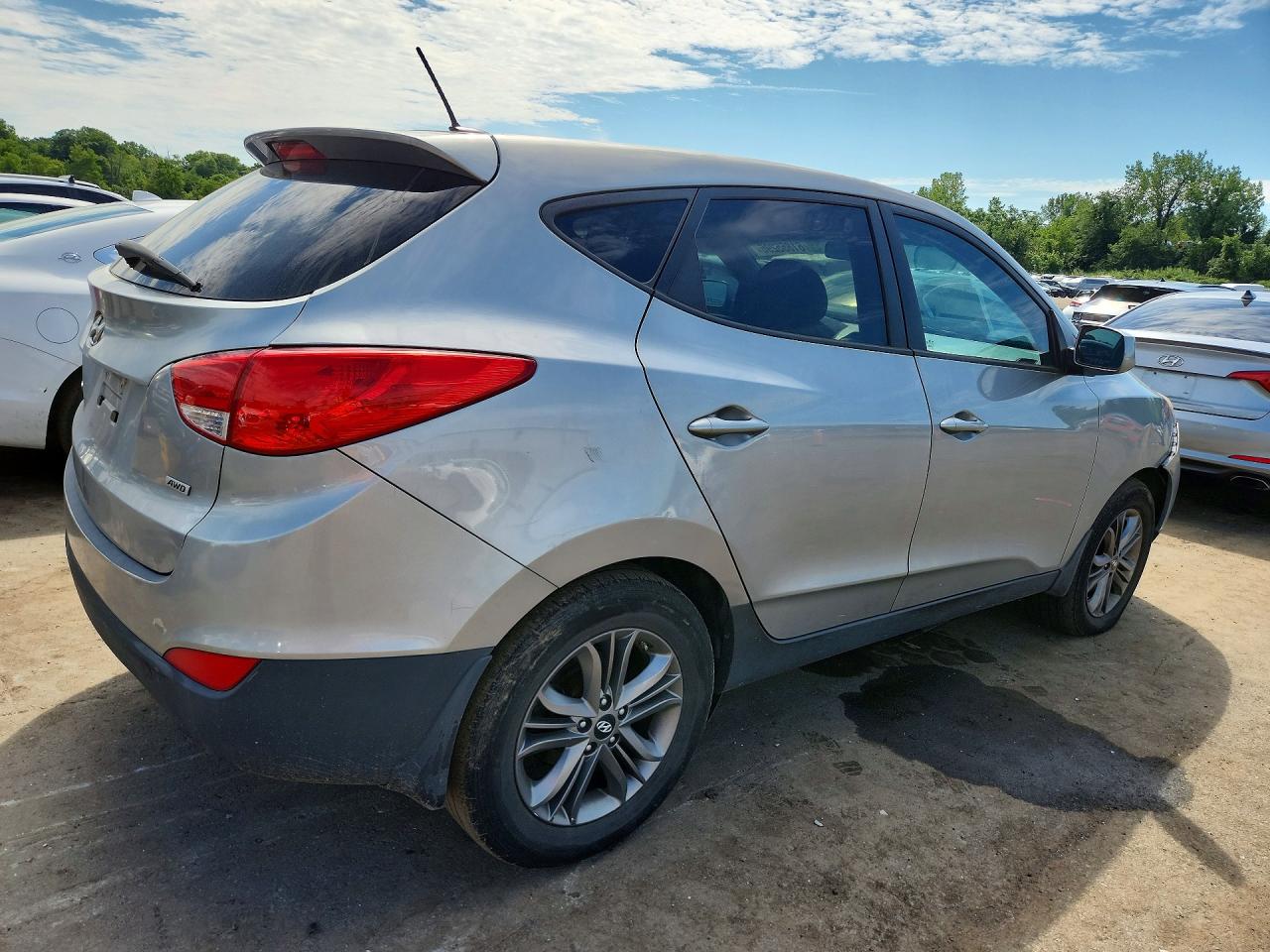 2015 Hyundai Tucson Gls Gray vin: KM8JTCAFXFU077262