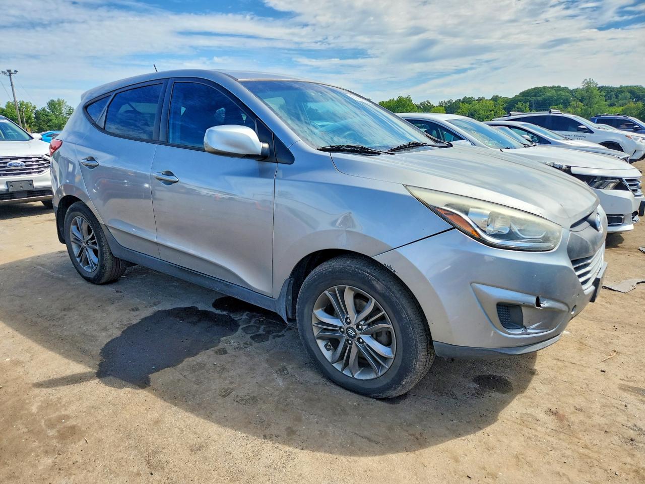 2015 Hyundai Tucson Gls Gray vin: KM8JTCAFXFU077262