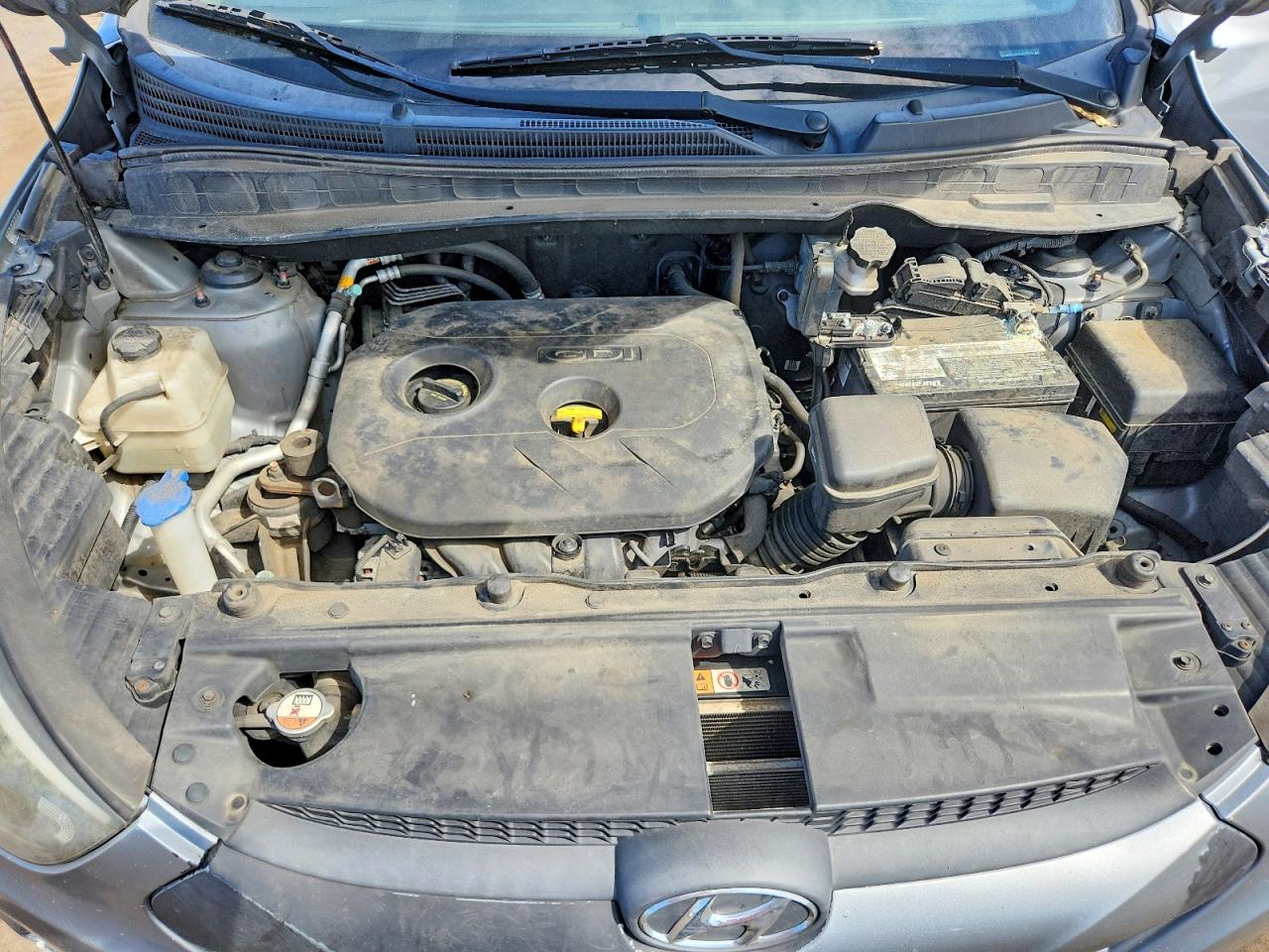 2015 Hyundai Tucson Gls Gray vin: KM8JTCAFXFU077262