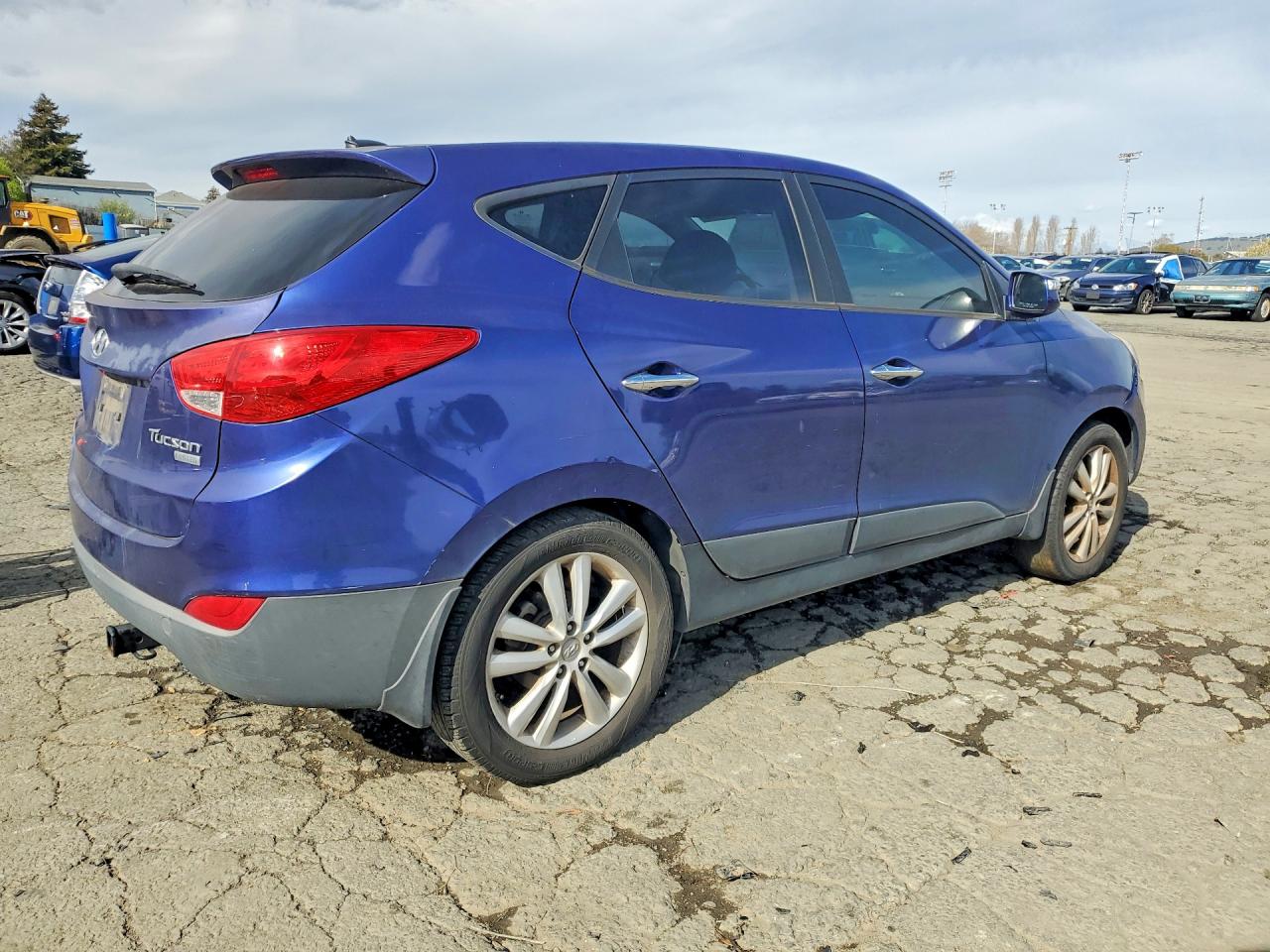 2010 Hyundai Tuson Blue vin: KM8JU3AC0AU016028