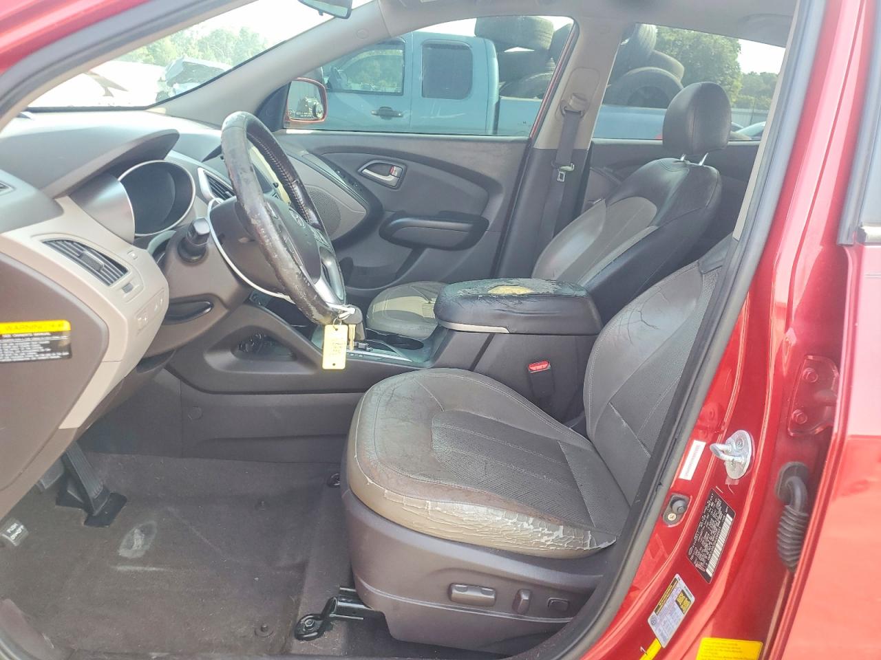 2010 Hyundai Tucson Limited Красный vin: KM8JU3AC0AU066623