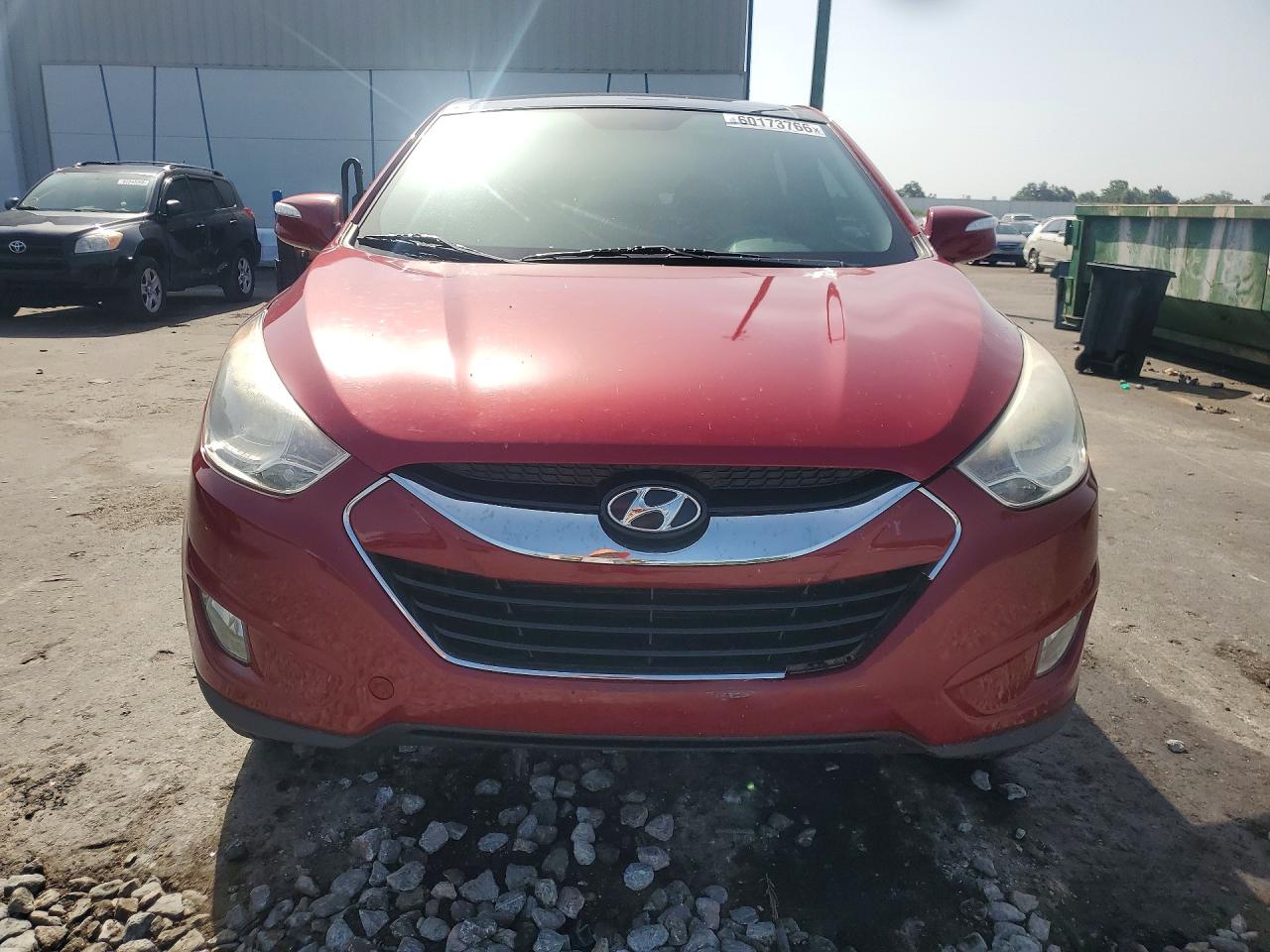 2010 Hyundai Tucson Limited Красный vin: KM8JU3AC0AU066623