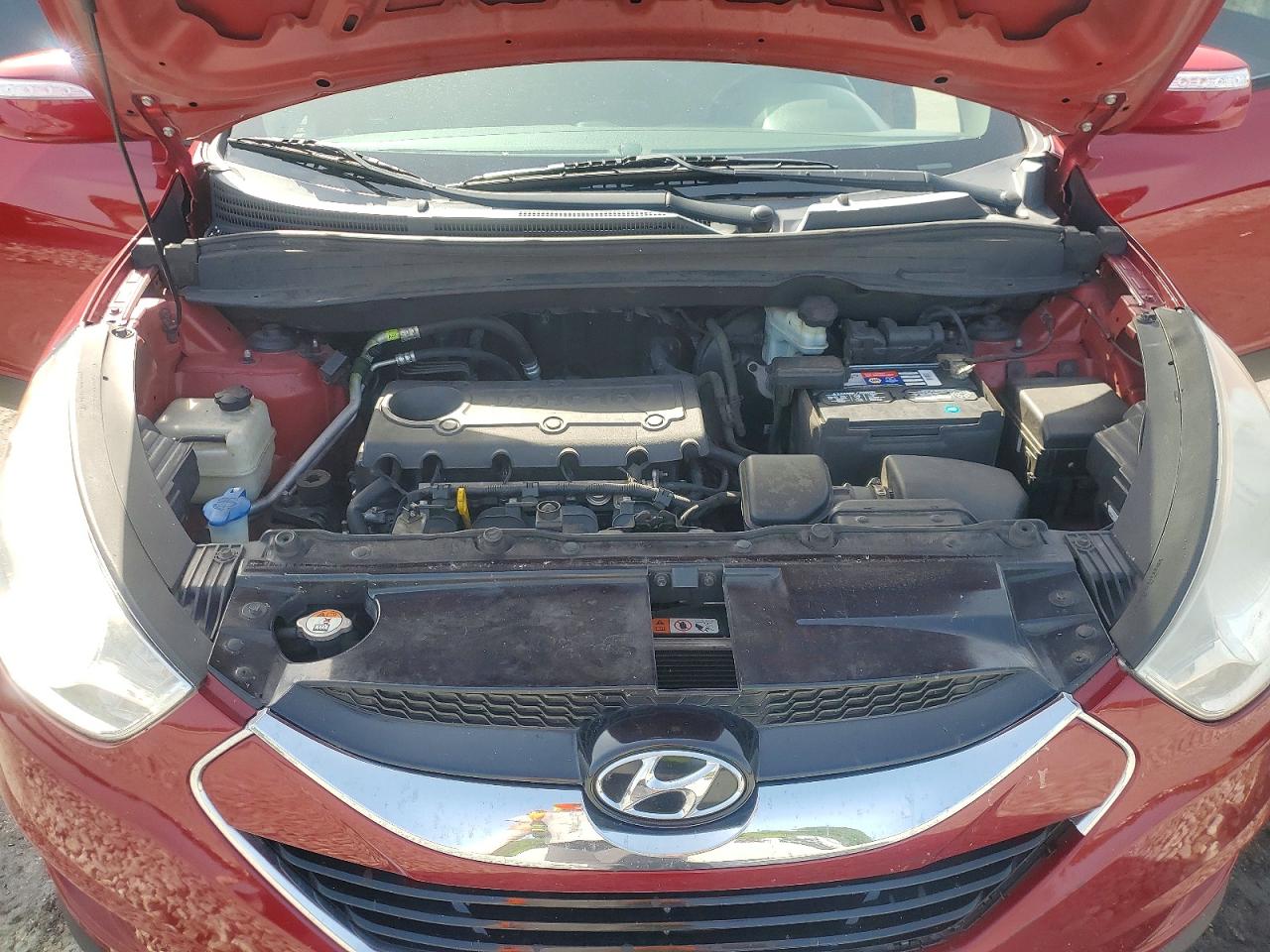 2010 Hyundai Tucson Limited Красный vin: KM8JU3AC0AU066623
