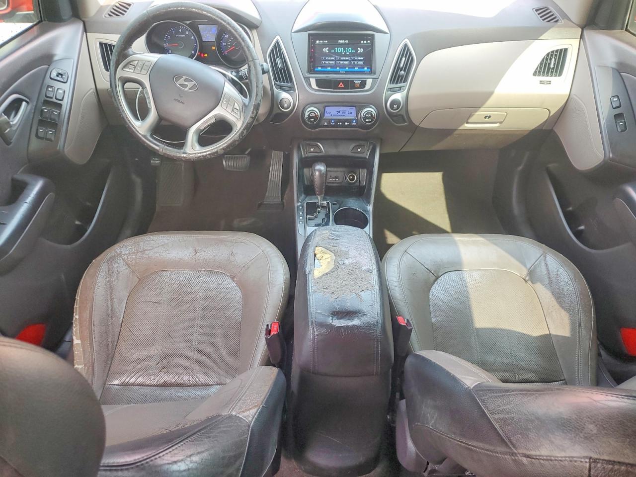 2010 Hyundai Tucson Limited Красный vin: KM8JU3AC0AU066623