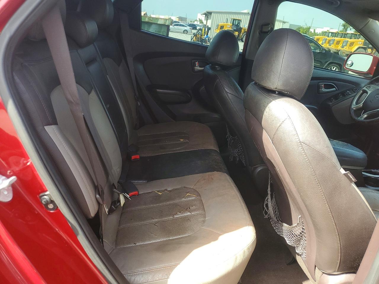 2010 Hyundai Tucson Limited Красный vin: KM8JU3AC0AU066623