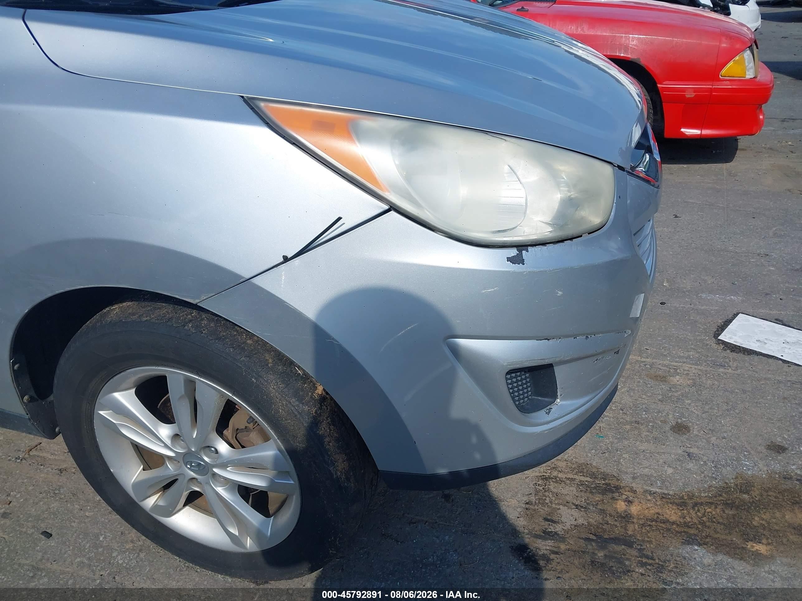 2010 Hyundai Tucson Gls Серый vin: KM8JU3AC0AU108658