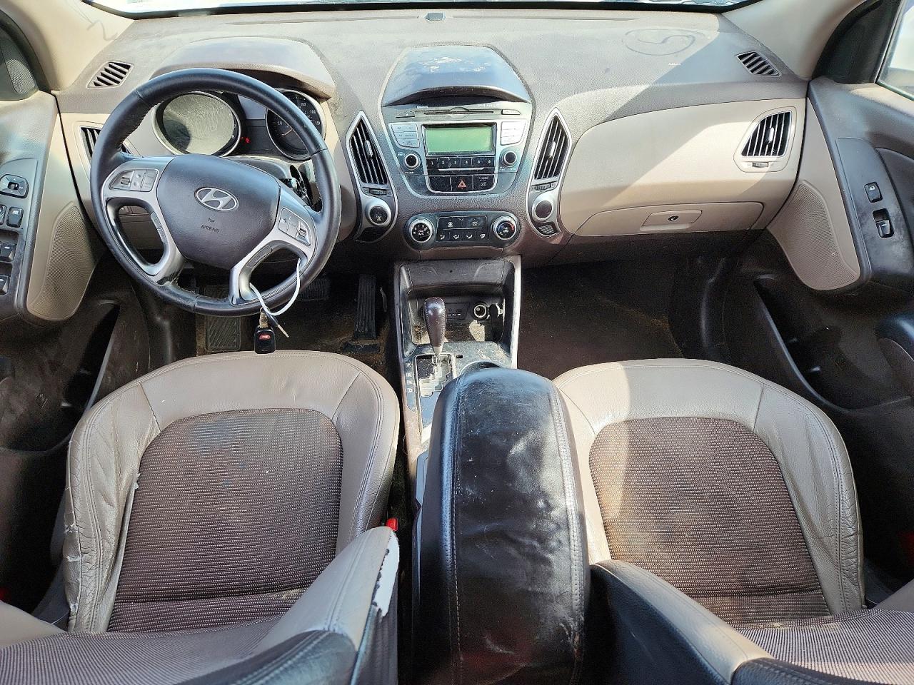 2010 Hyundai Tucson Gls White vin: KM8JU3AC0AU111978