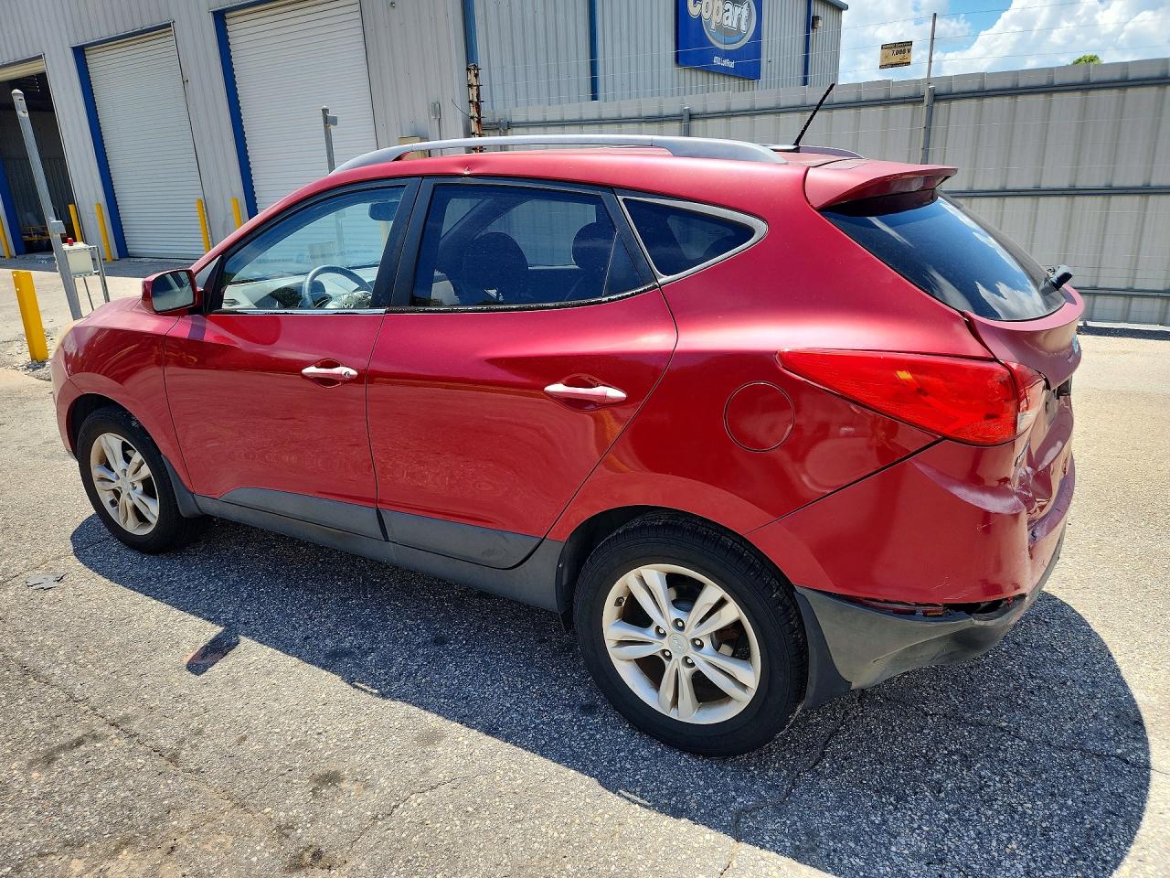 2011 Hyundai Tucson Gls Red vin: KM8JU3AC0BU128491