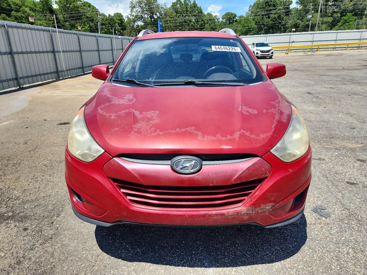 2011 Hyundai Tucson Gls Red vin: KM8JU3AC0BU128491