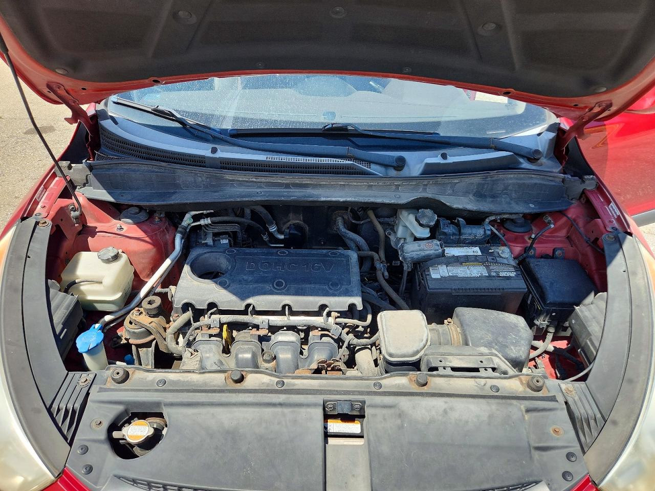 2011 Hyundai Tucson Gls Red vin: KM8JU3AC0BU128491