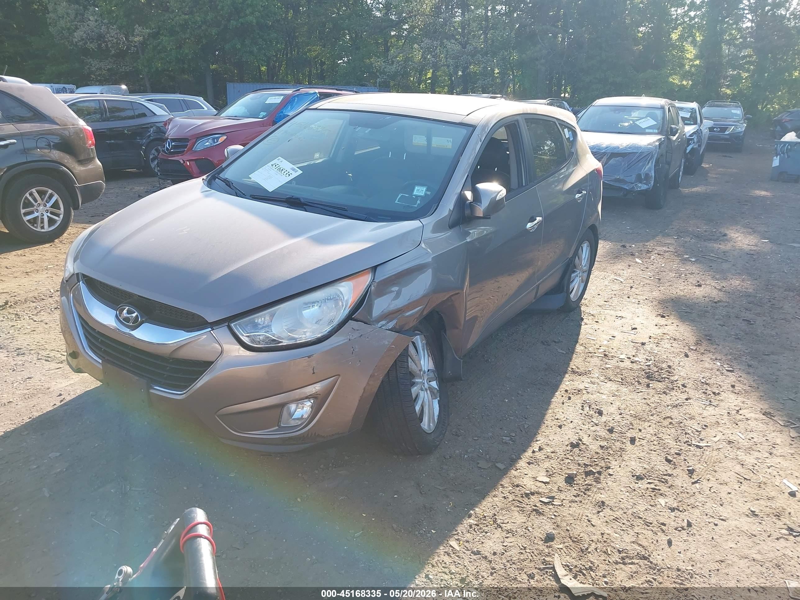 2011 Hyundai Tucson Limited Gray vin: KM8JU3AC0BU212181