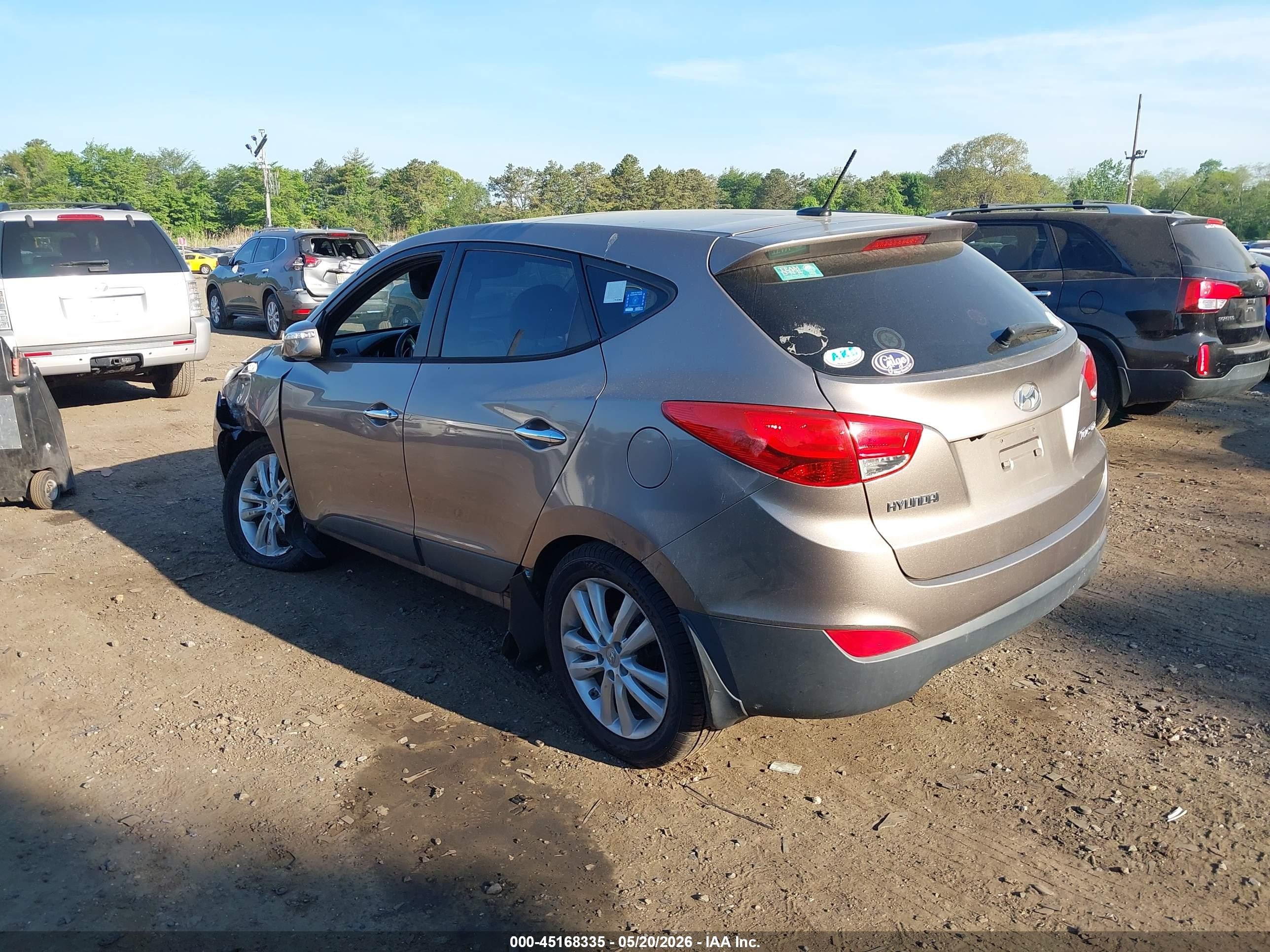 2011 Hyundai Tucson Limited Gray vin: KM8JU3AC0BU212181