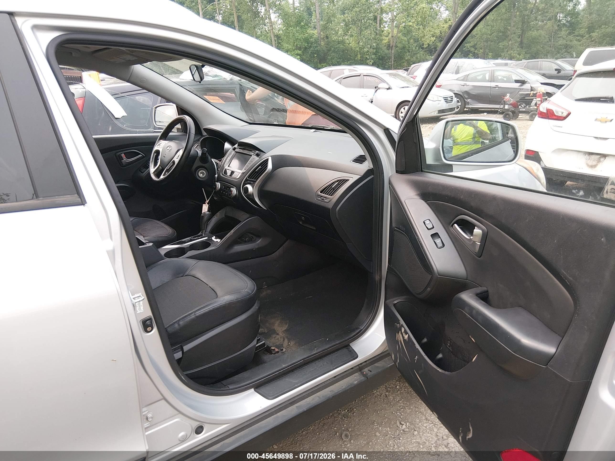 2011 Hyundai Tucson Gls Silver vin: KM8JU3AC0BU226131