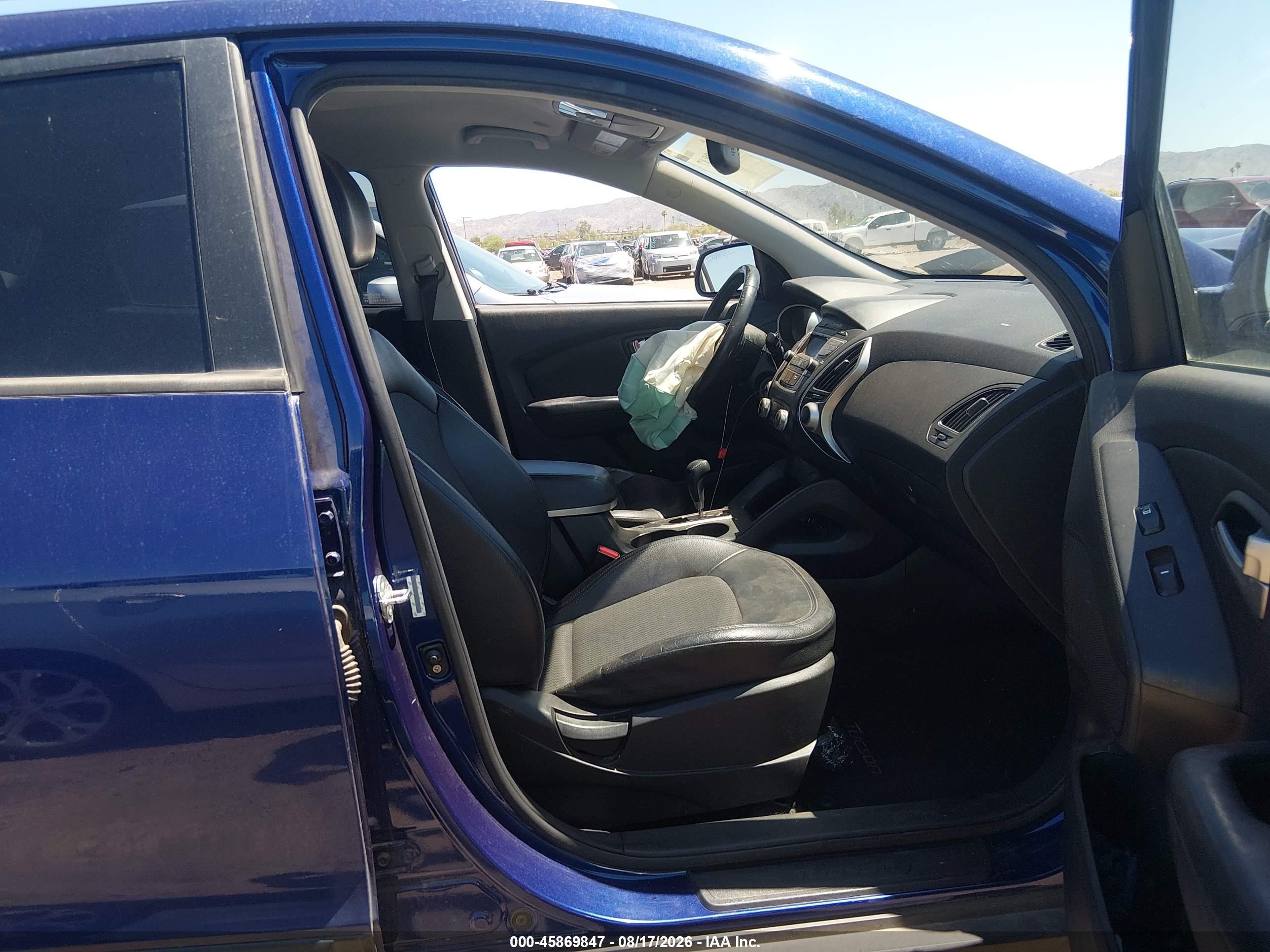 2011 Hyundai Tucson Gls Blue vin: KM8JU3AC0BU239106