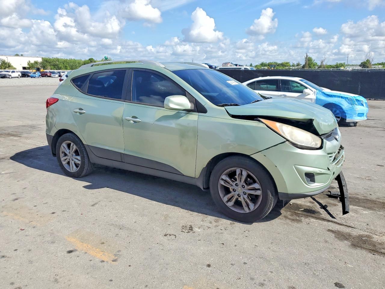 2011 Hyundai Tucson Gls Green vin: KM8JU3AC0BU264474