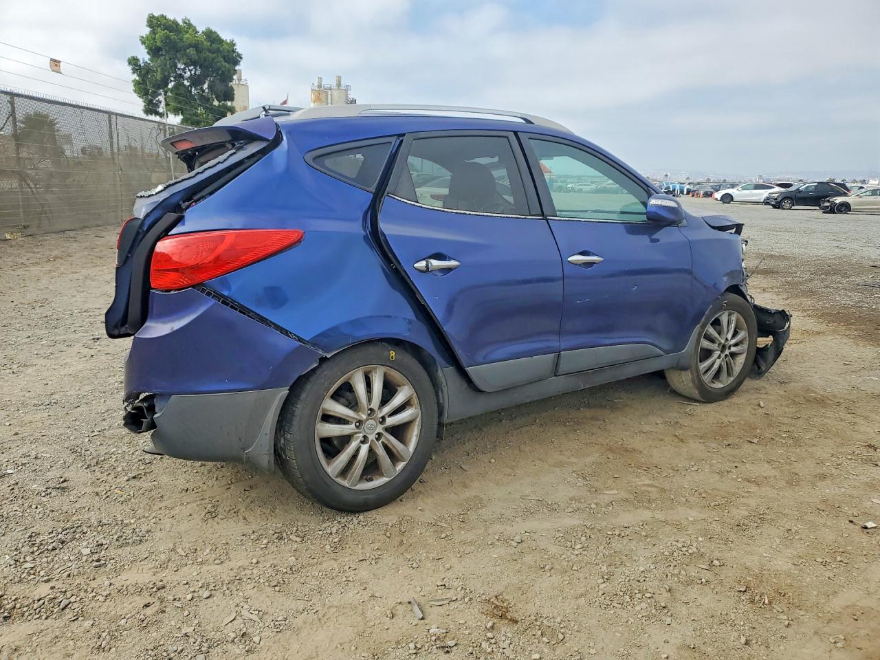 2011 Hyundai Tucson Limited Синий vin: KM8JU3AC0BU297748