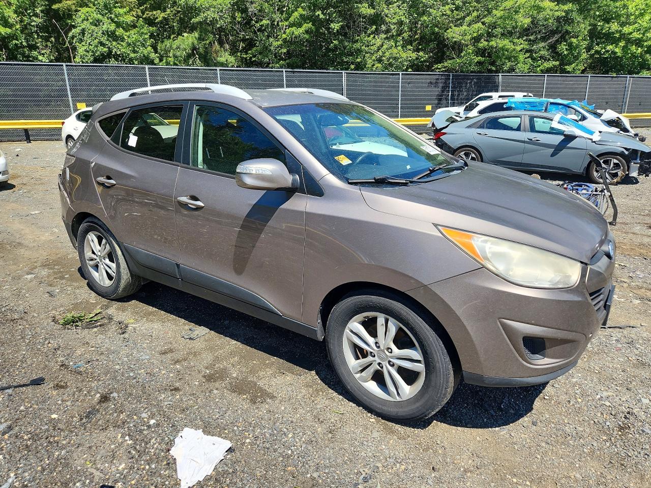 2012 Hyundai Tucson Gls Brown vin: KM8JU3AC0CU339711