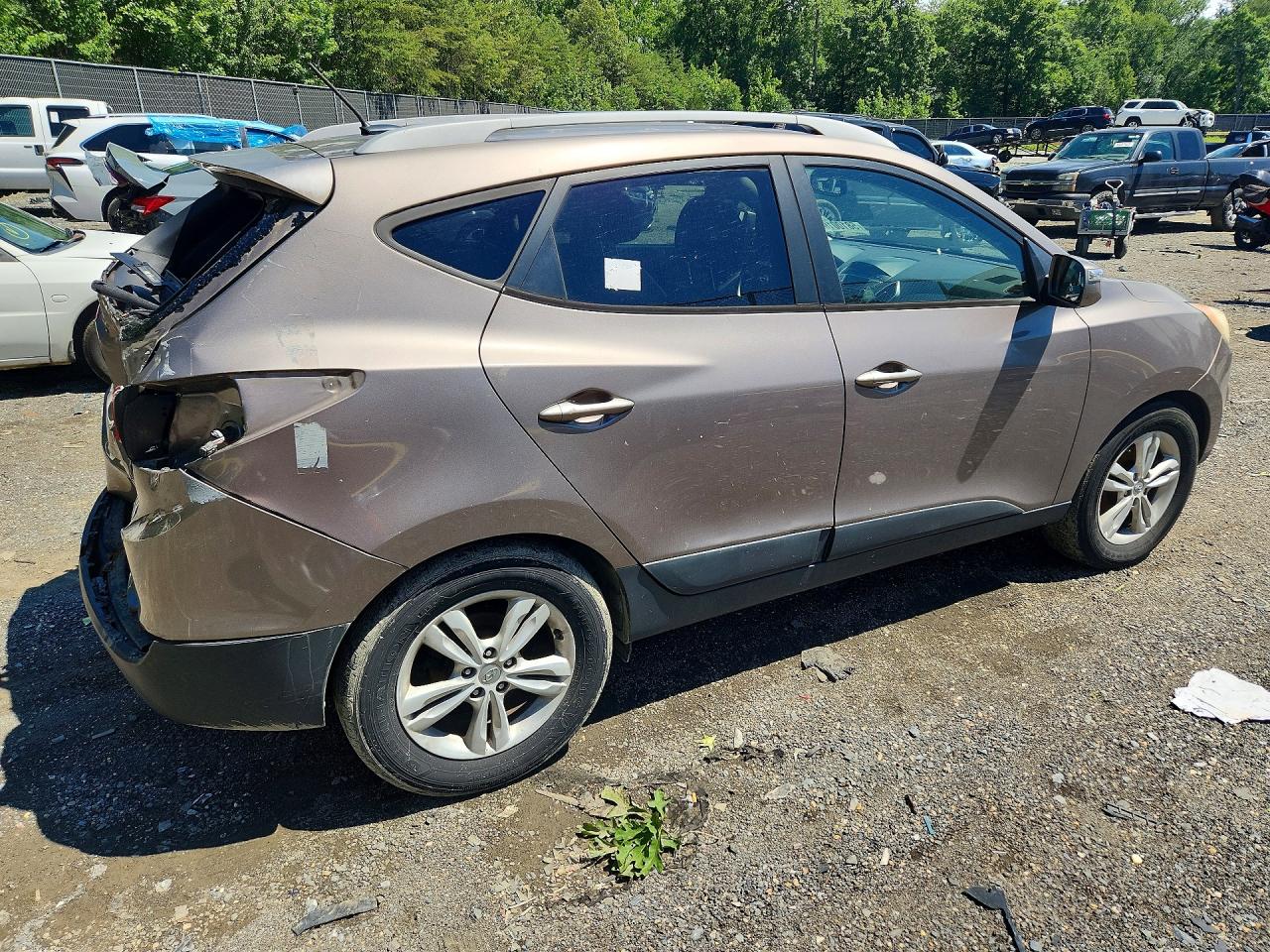 2012 Hyundai Tucson Gls Brown vin: KM8JU3AC0CU339711
