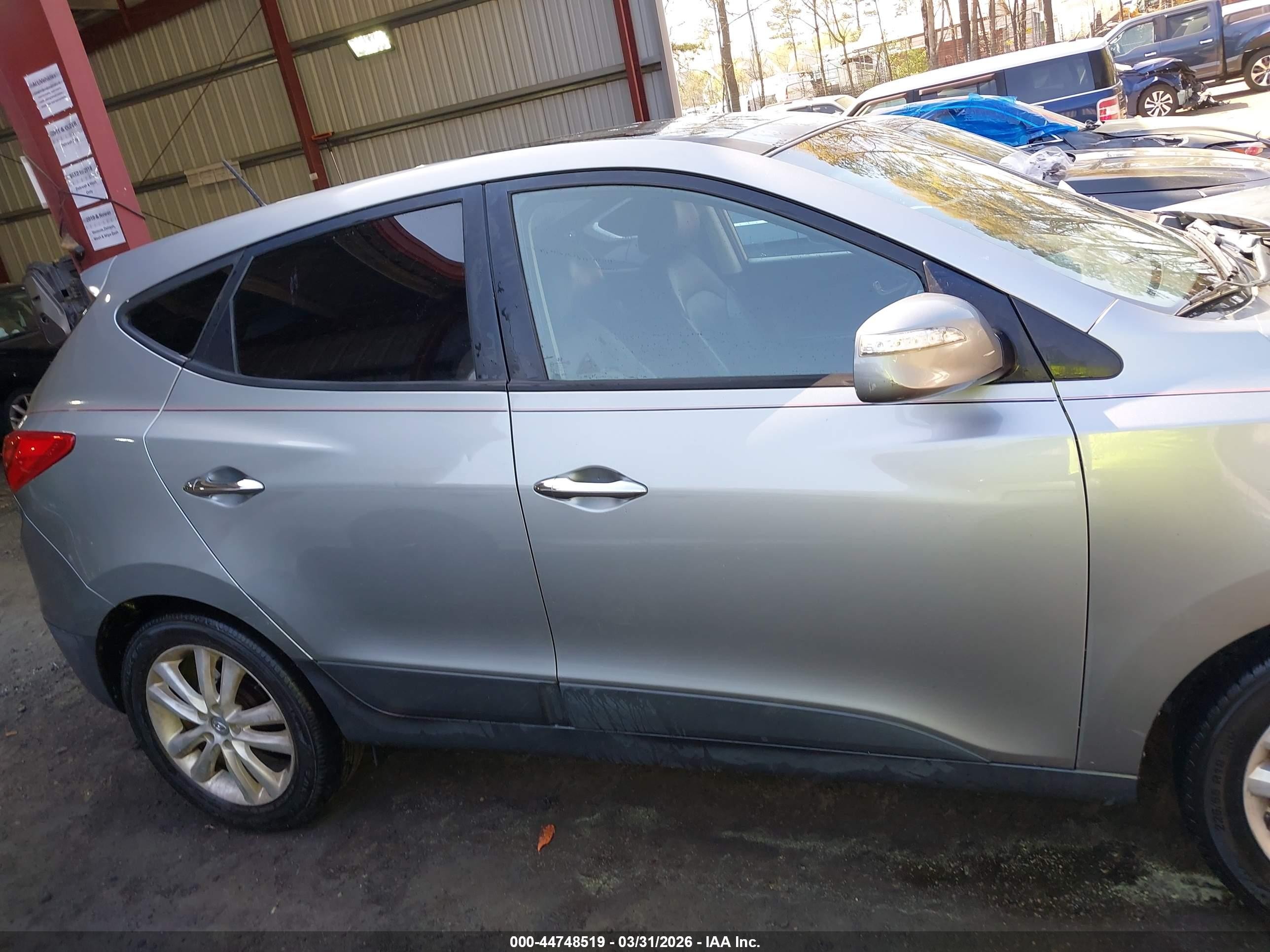 2012 Hyundai Tucson Limited Gray vin: KM8JU3AC0CU343273