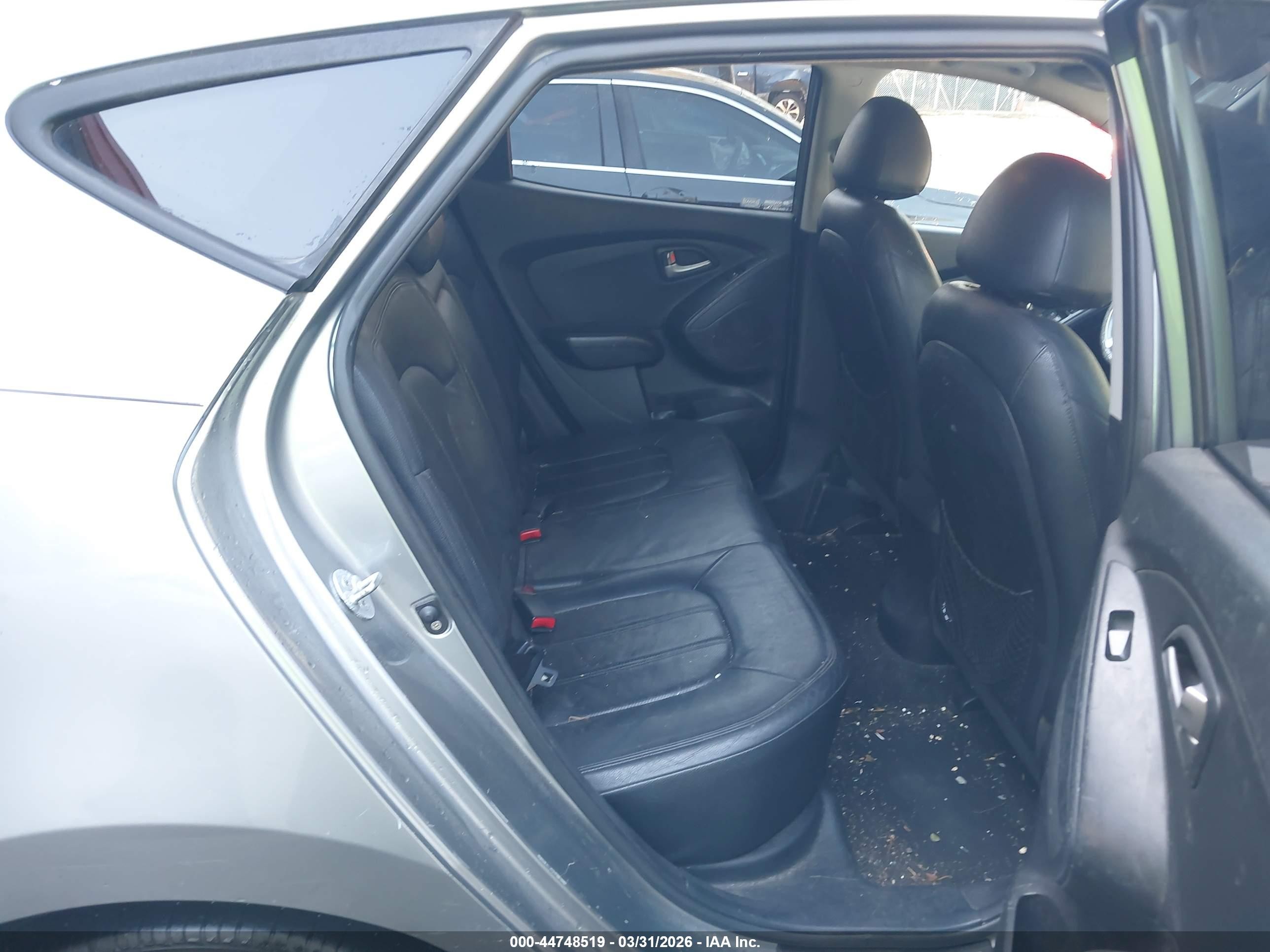 2012 Hyundai Tucson Limited Gray vin: KM8JU3AC0CU343273