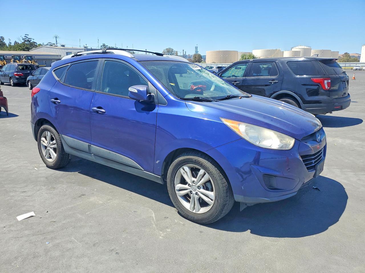 2012 Hyundai Tucson Gls Blue vin: KM8JU3AC0CU364415