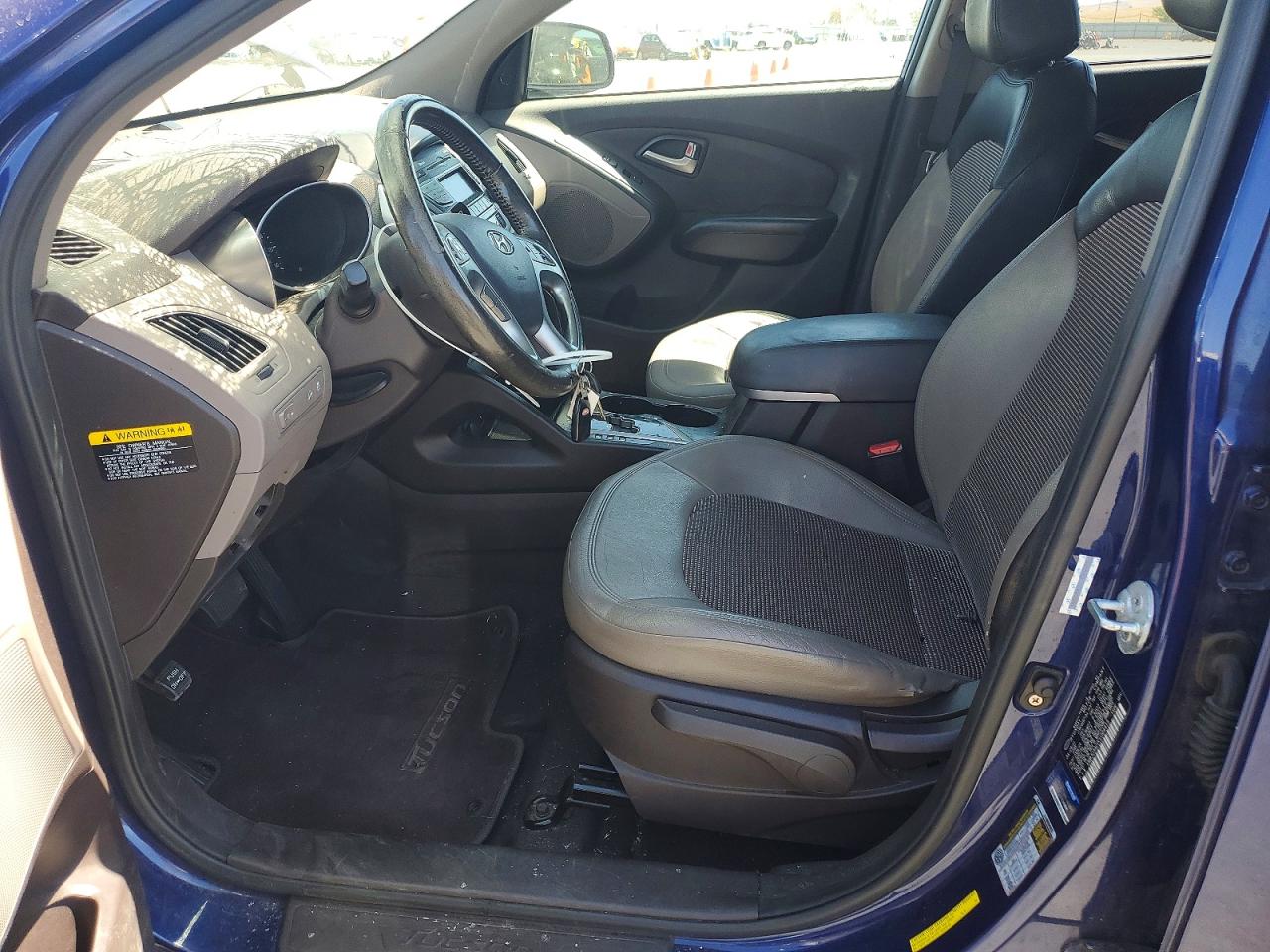 2012 Hyundai Tucson Gls Blue vin: KM8JU3AC0CU364415