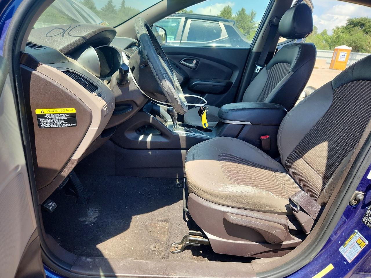 2012 Hyundai Tucson Gls Blue vin: KM8JU3AC0CU371221
