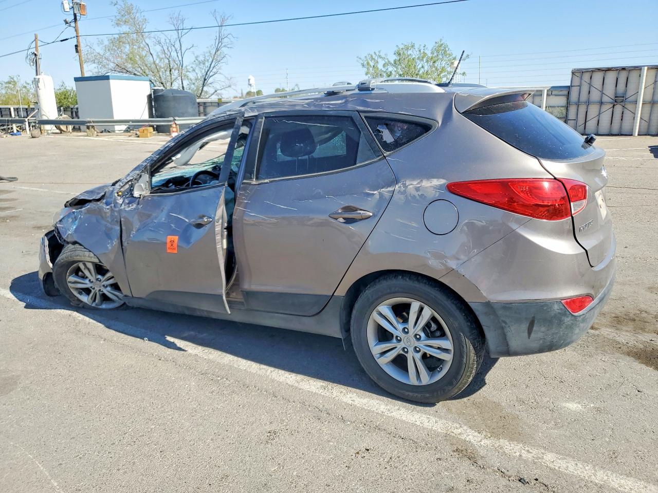 2012 Hyundai Tucson Gls Gray vin: KM8JU3AC0CU374975