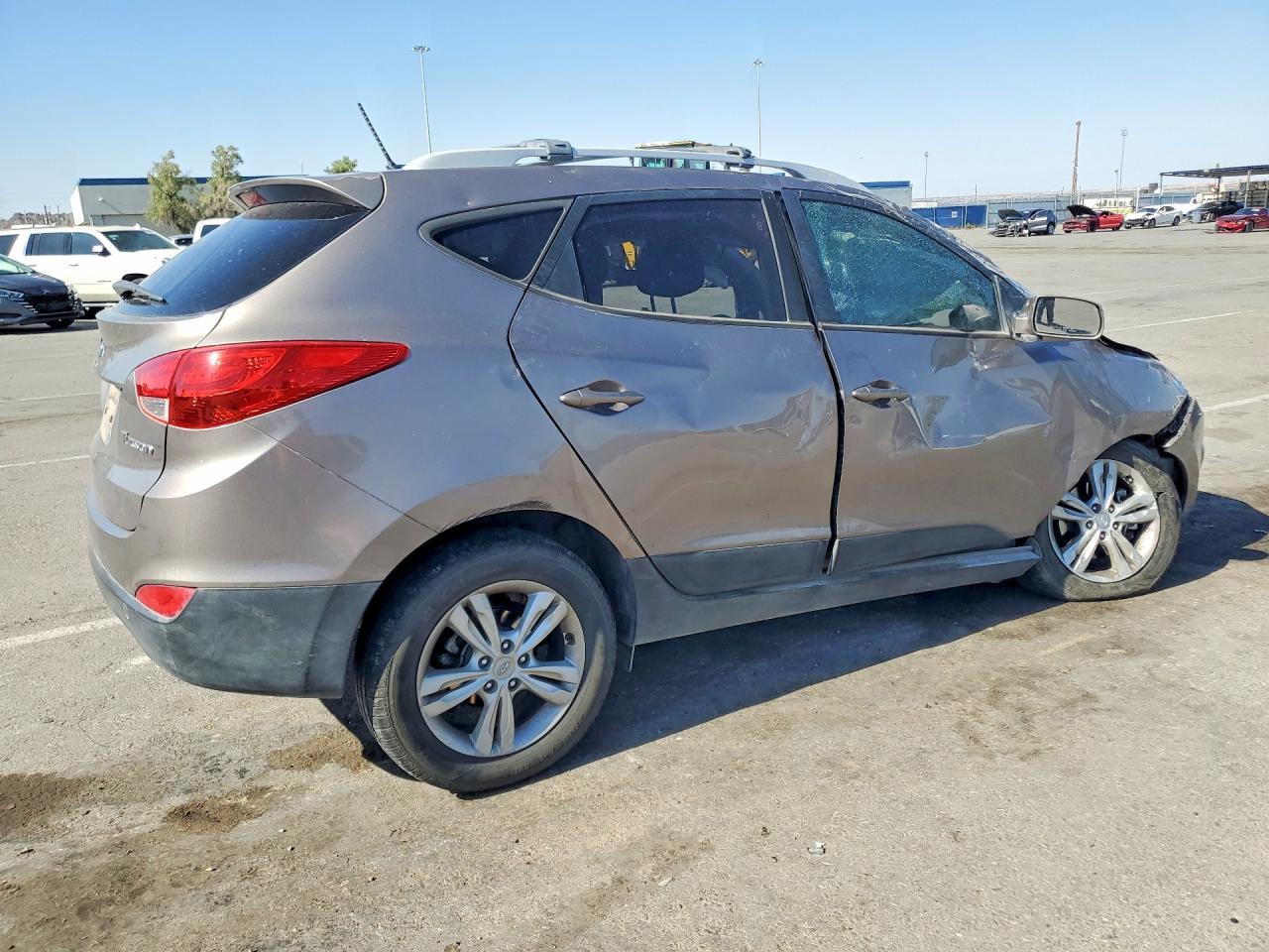 2012 Hyundai Tucson Gls Gray vin: KM8JU3AC0CU374975
