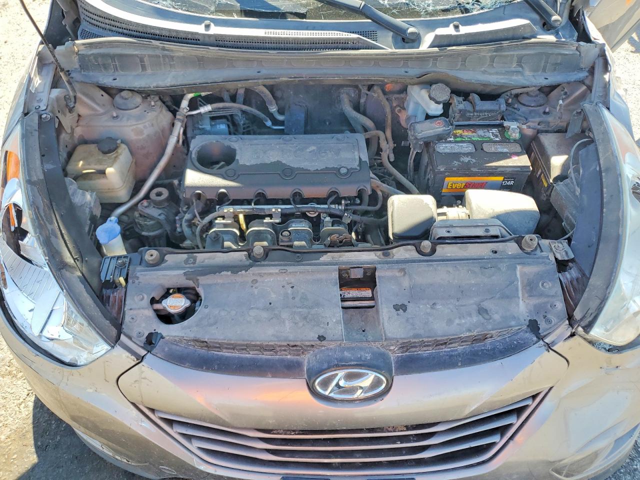 2012 Hyundai Tucson Gls Gray vin: KM8JU3AC0CU374975