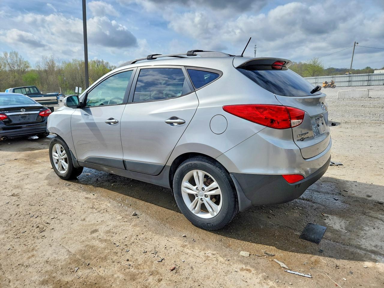 2012 Hyundai Tucson Gls Silver vin: KM8JU3AC0CU387824