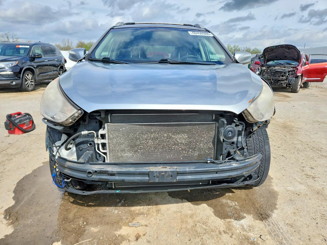 2012 Hyundai Tucson Gls Silver vin: KM8JU3AC0CU387824