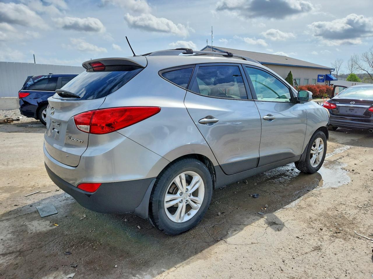 2012 Hyundai Tucson Gls Silver vin: KM8JU3AC0CU387824
