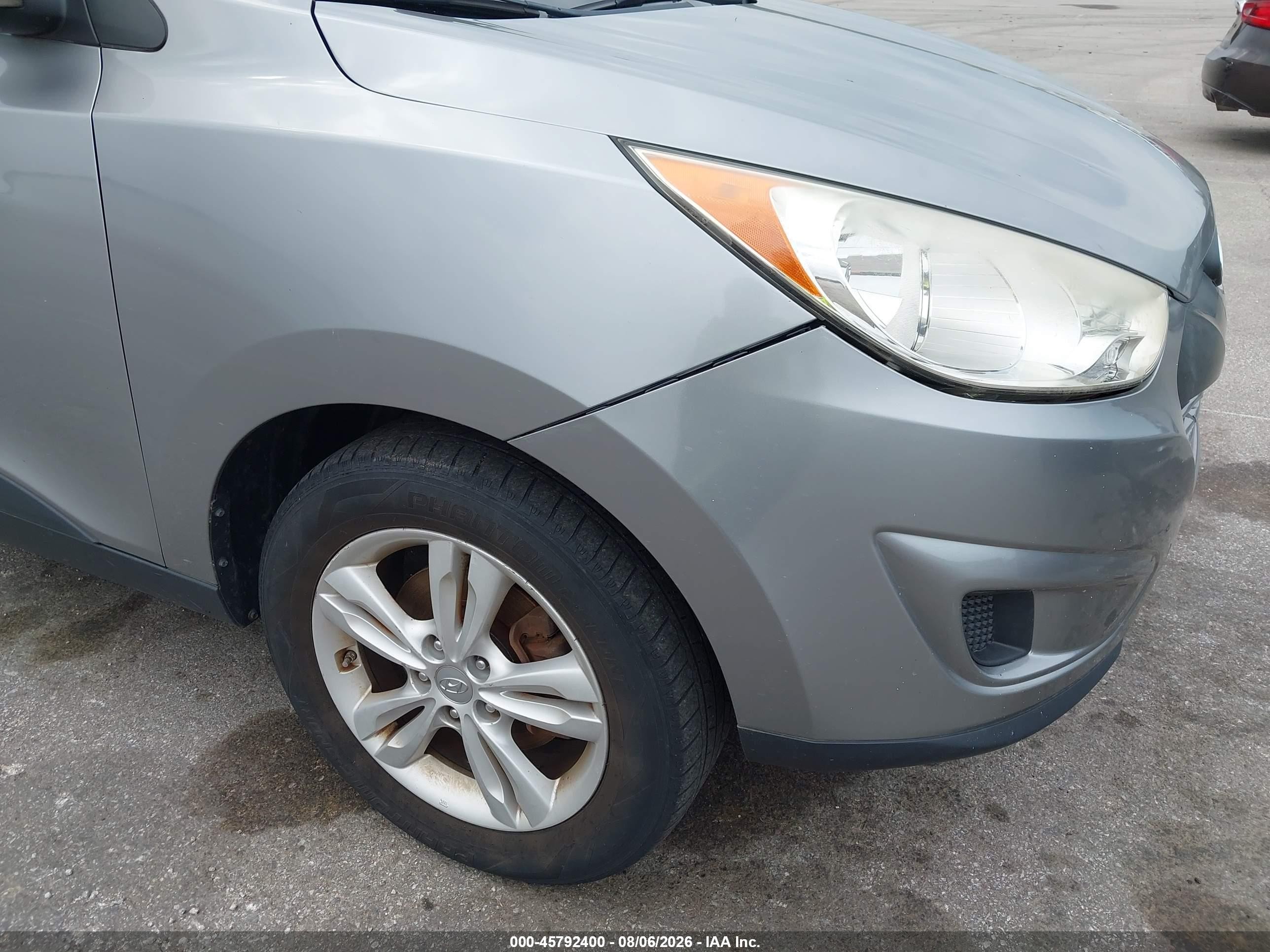 2012 Hyundai Tucson Gls Silver vin: KM8JU3AC0CU400989