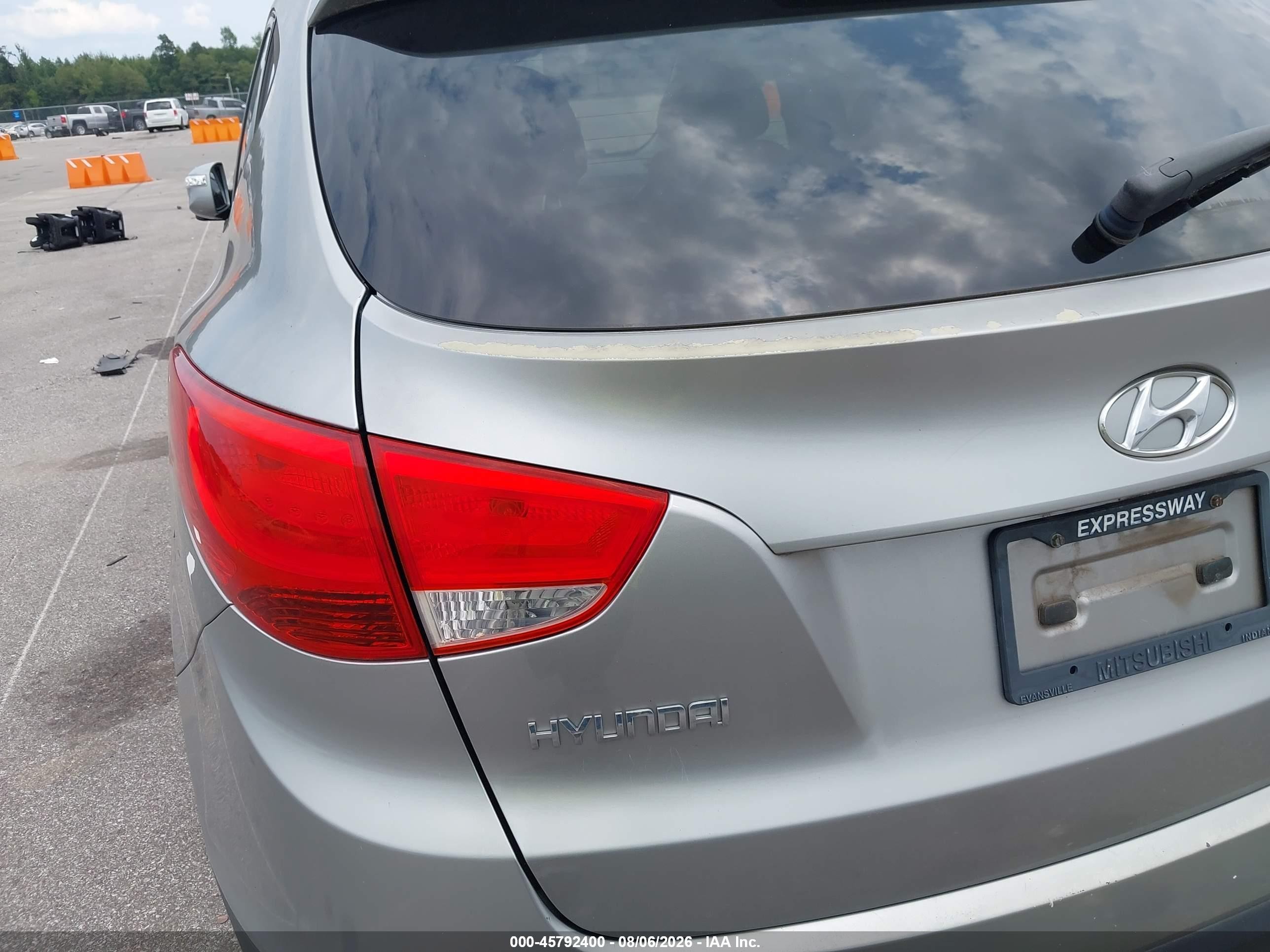 2012 Hyundai Tucson Gls Silver vin: KM8JU3AC0CU400989