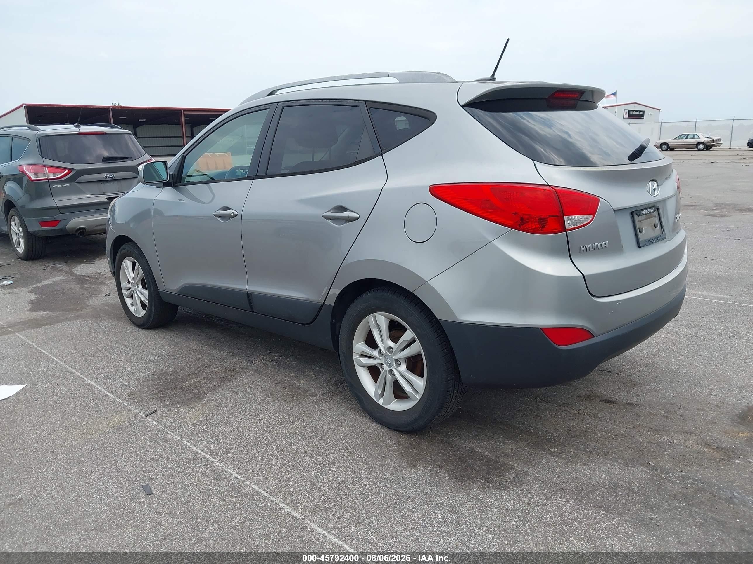 2012 Hyundai Tucson Gls Silver vin: KM8JU3AC0CU400989