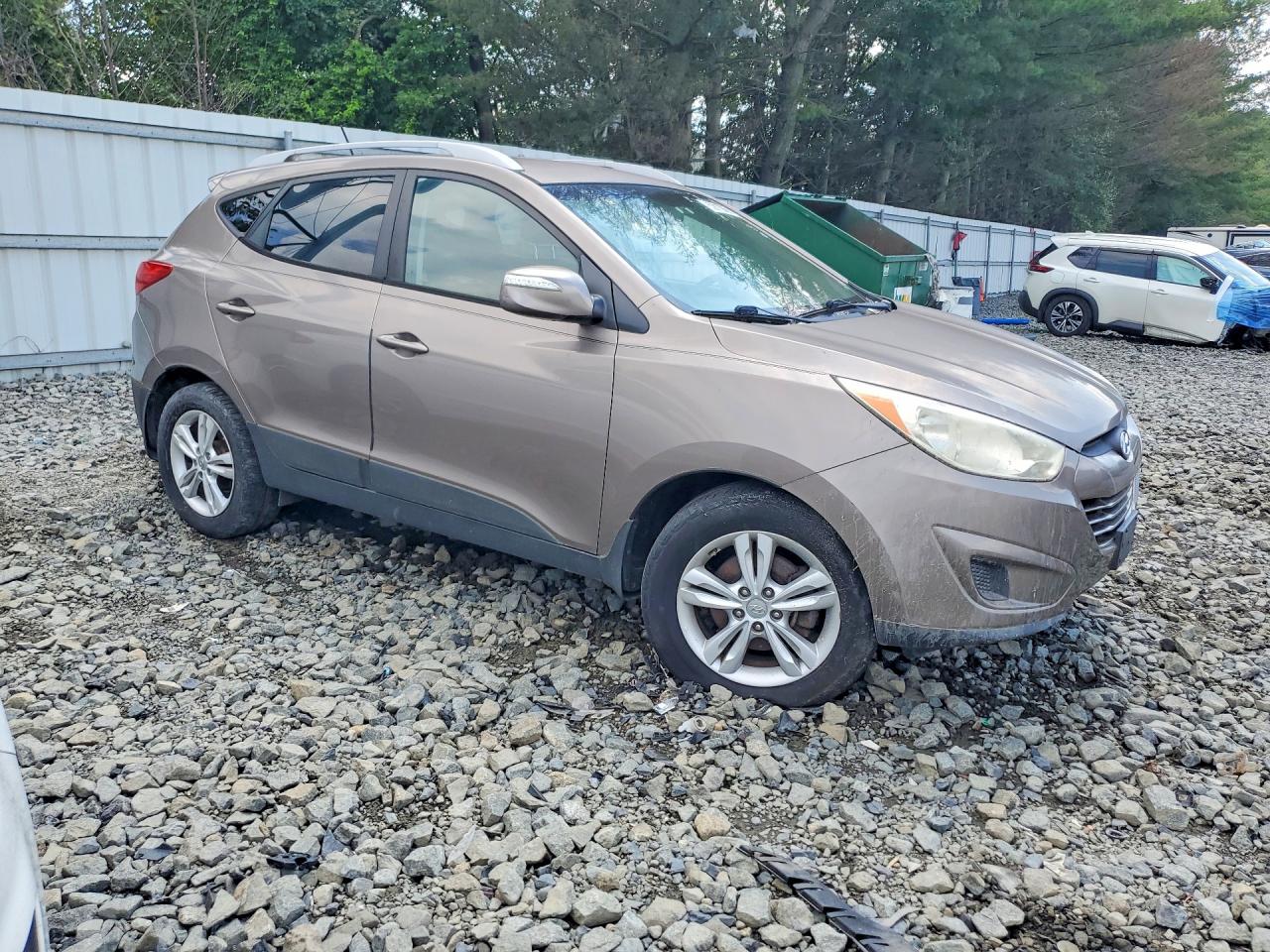 2012 Hyundai Tucson Green vin: KM8JU3AC0CU517245