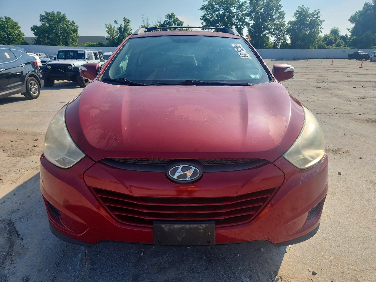 2012 Hyundai Tucson Gls Red vin: KM8JU3AC0CU524888