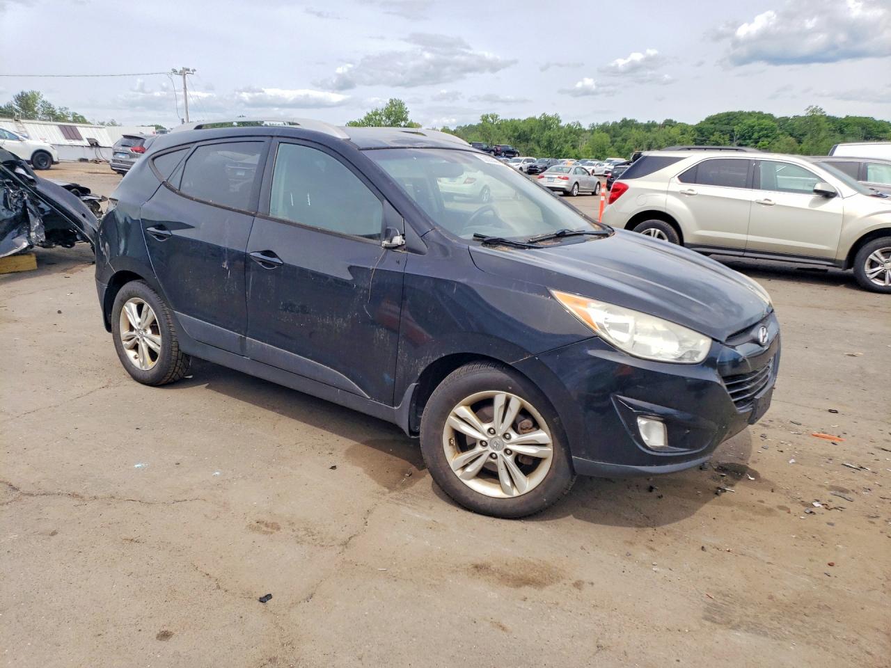 2013 Hyundai Tucson Gls Black vin: KM8JU3AC7DU577267